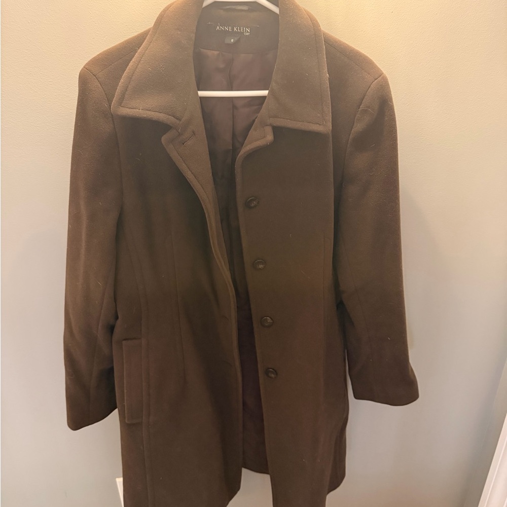 Anne Klein Dark Brown Coat